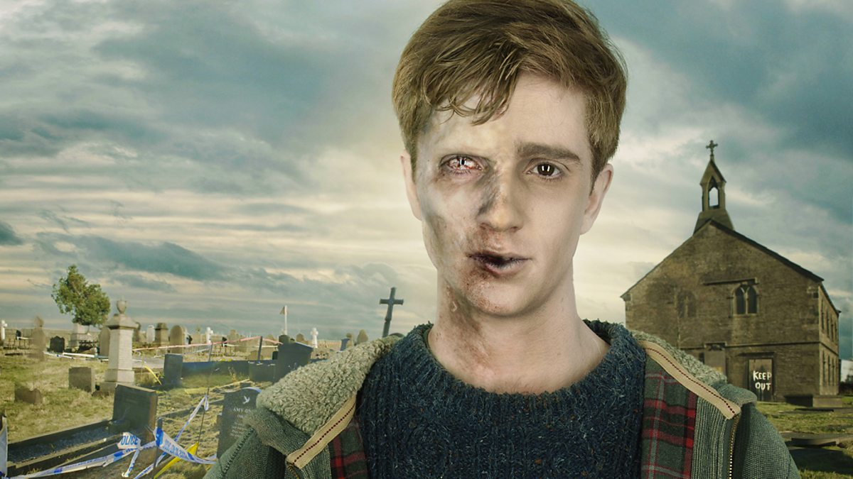 In the Flesh zombie drama series image with eerie emotional horror tone