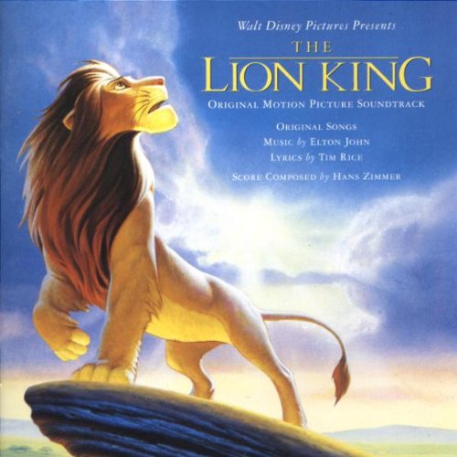 The Lion King (1994) soundtrack album cover Disney film