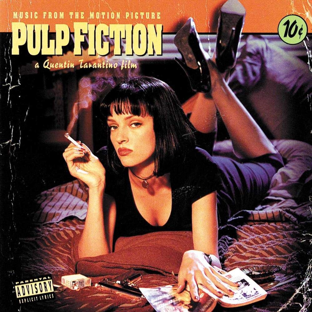 Pulp Fiction (1994) soundtrack album cover Quentin Tarantino film