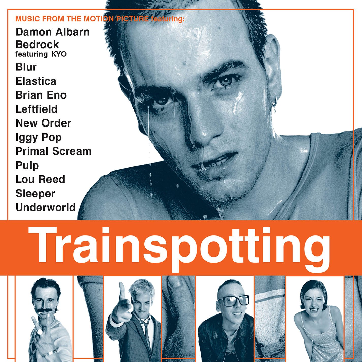 Trainspotting (1996) soundtrack album cover