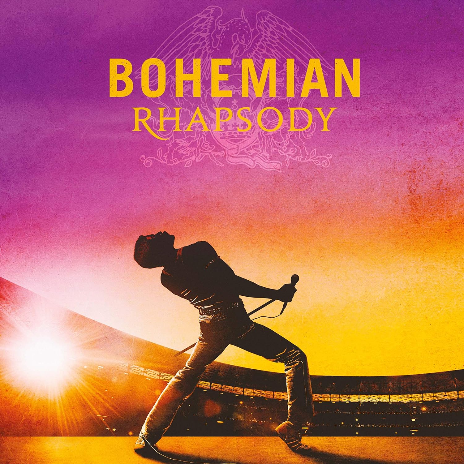 Bohemian Rhapsody (2018) soundtrack album cover featuring Queen songs